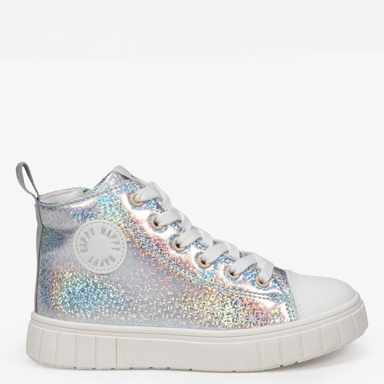 Zapatilla Urbana Niña Plateado (27 A 37)