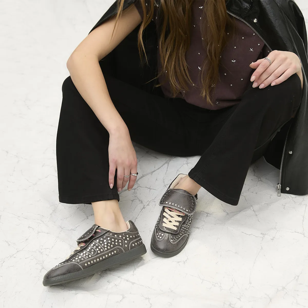 AMERICANINO - Tach Zapatilla Urbana Mujer Gris Americanino