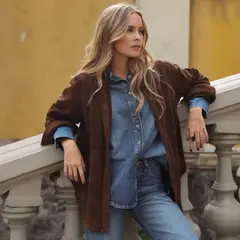 BASEMENT - Chaqueta Mujer 100% Cuero x Paula Mekis