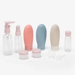 SYBILLA - Kit De Botellas De Viaje Para Líquidos