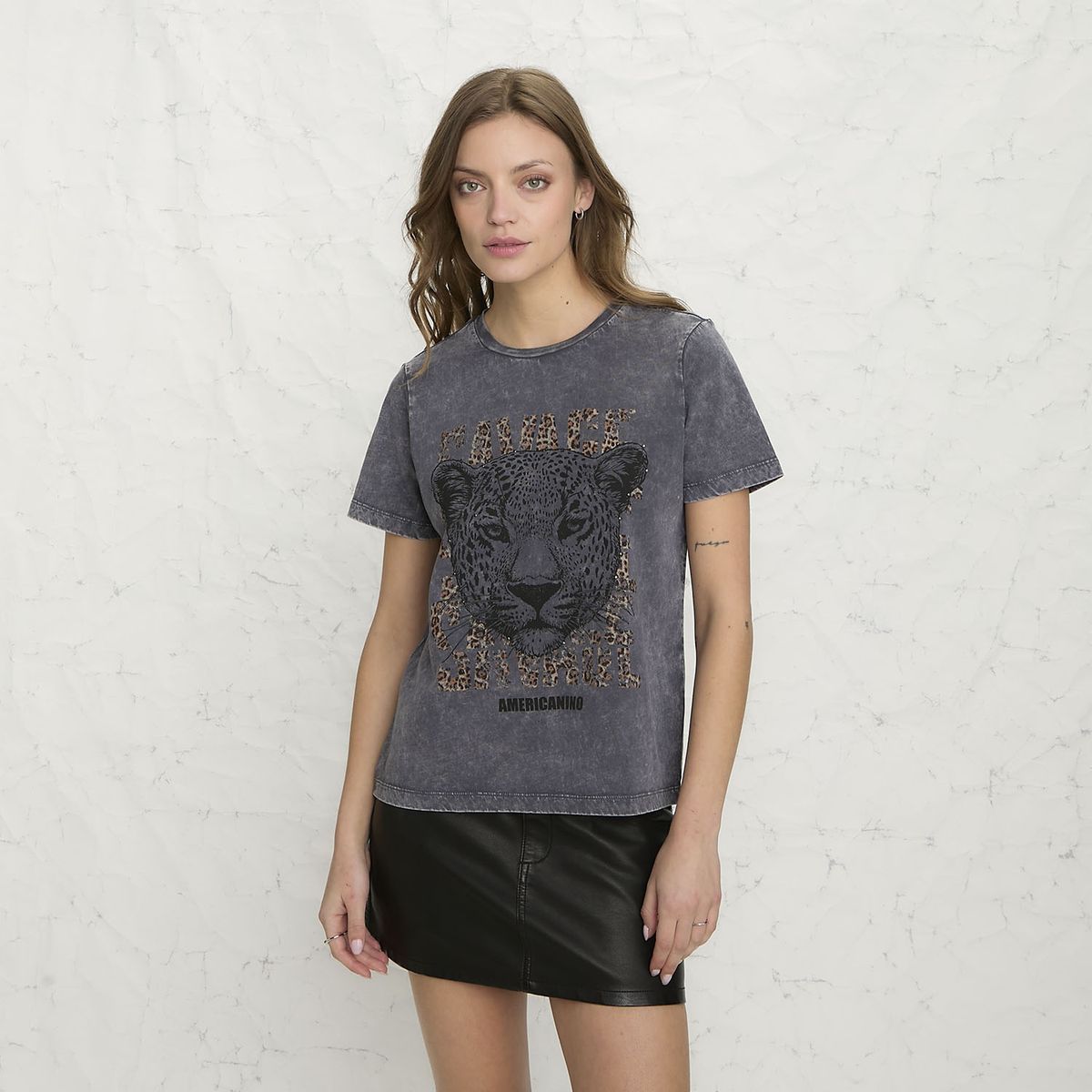 AMERICANINO - Polera Logo Mujer Americanino