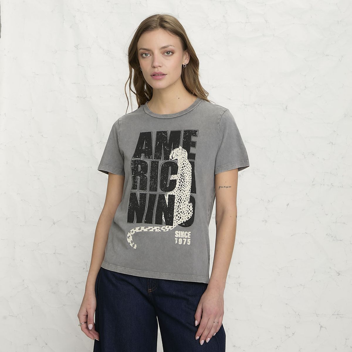 AMERICANINO - Polera Logo Mujer Americanino