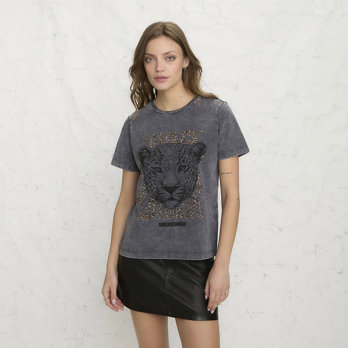 AMERICANINO - Polera Logo Mujer Americanino