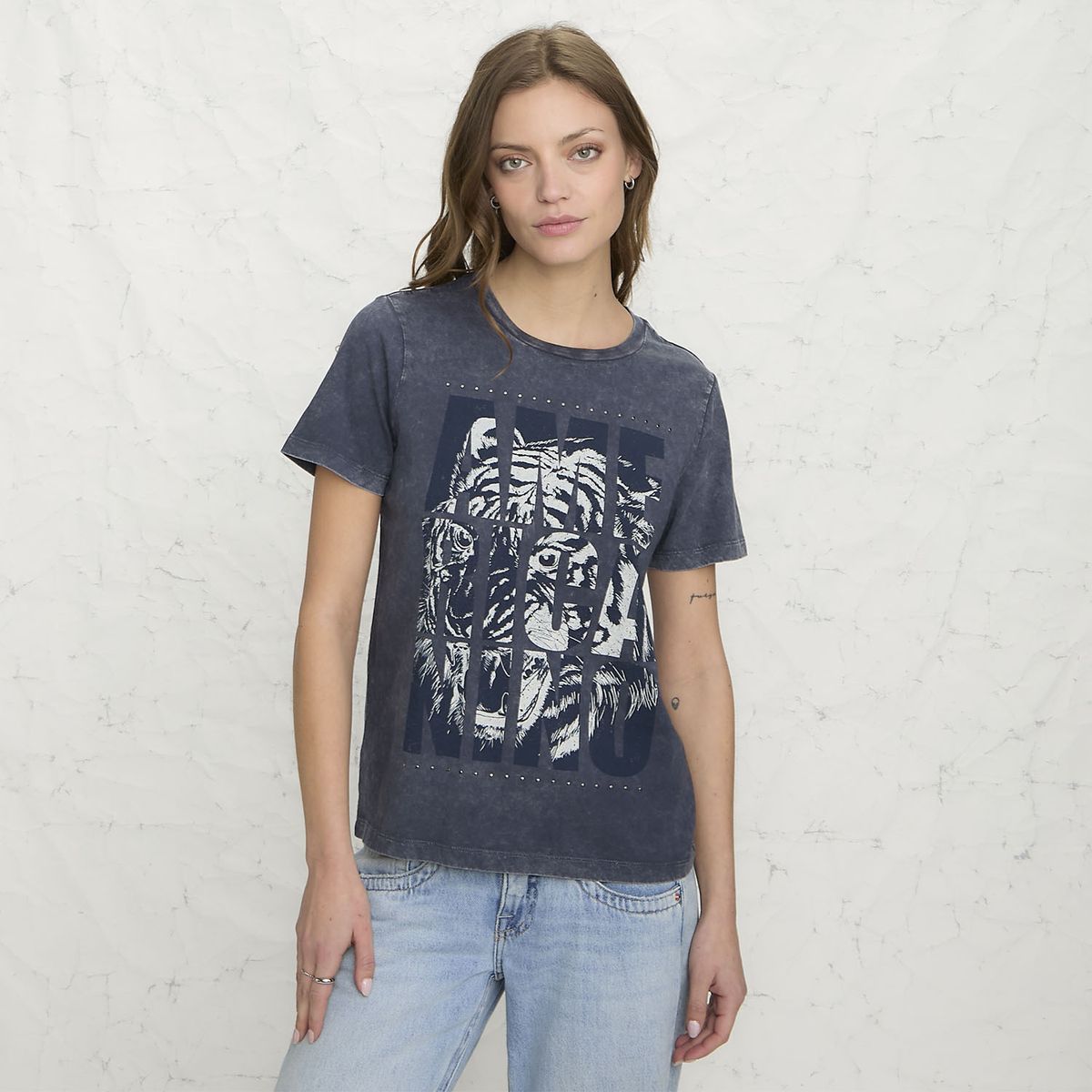 AMERICANINO - Polera Logo Mujer Americanino