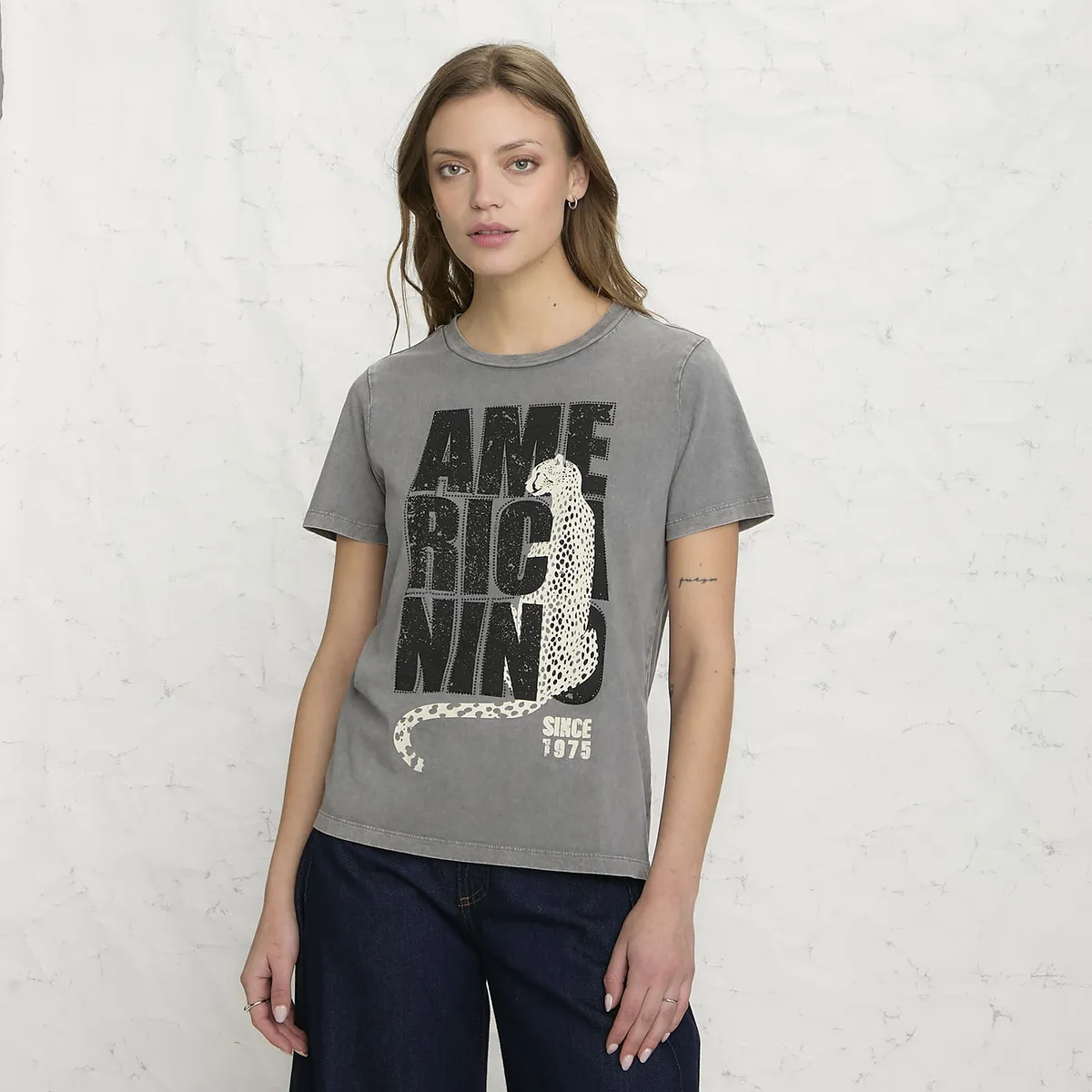 AMERICANINO - Polera Logo Mujer Americanino