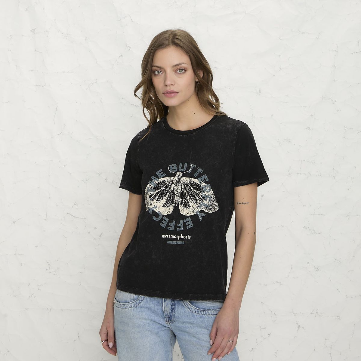 AMERICANINO - Polera Logo Mujer Americanino