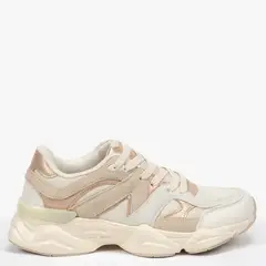 SYBILLA - Zapatilla Urbana Mujer Beige