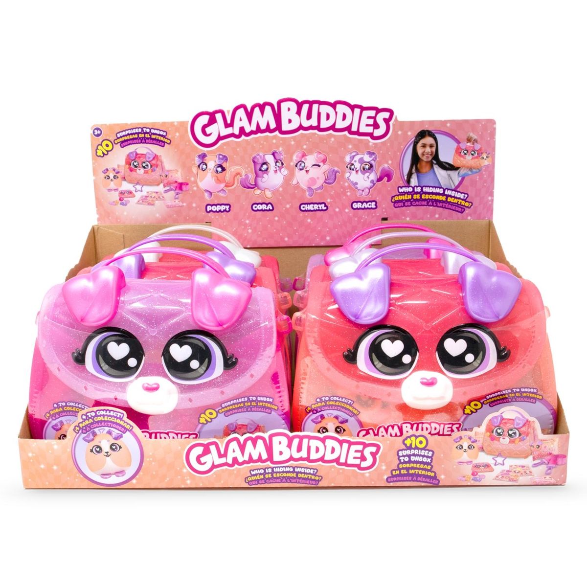 GLAM BUDDIES - Cartera Peluche Perro Glam Buddies