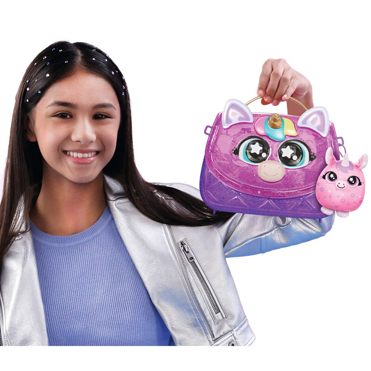 GLAM BUDDIES - Cartera Peluche Unicornio Glam Buddies