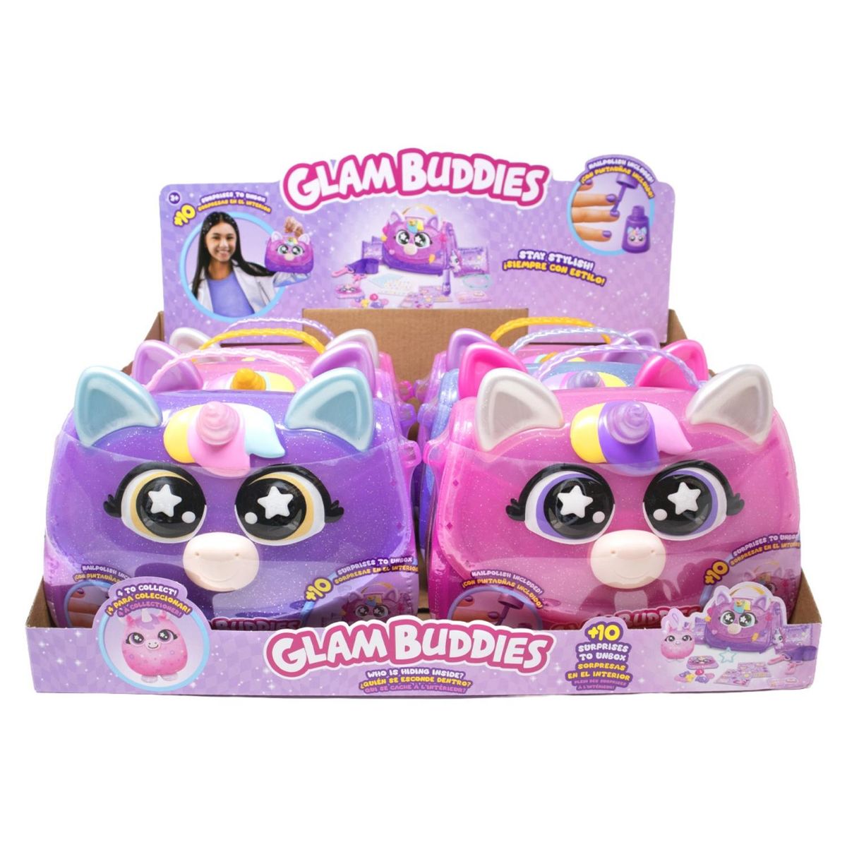 GLAM BUDDIES - Cartera Peluche Unicornio Glam Buddies