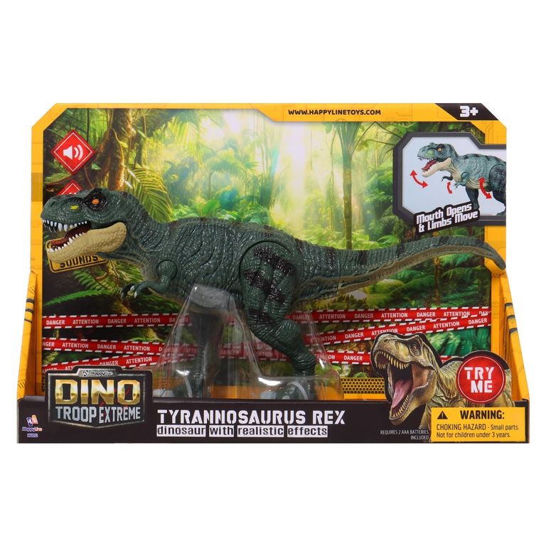Tiranosaurio Rex con efectos realistas