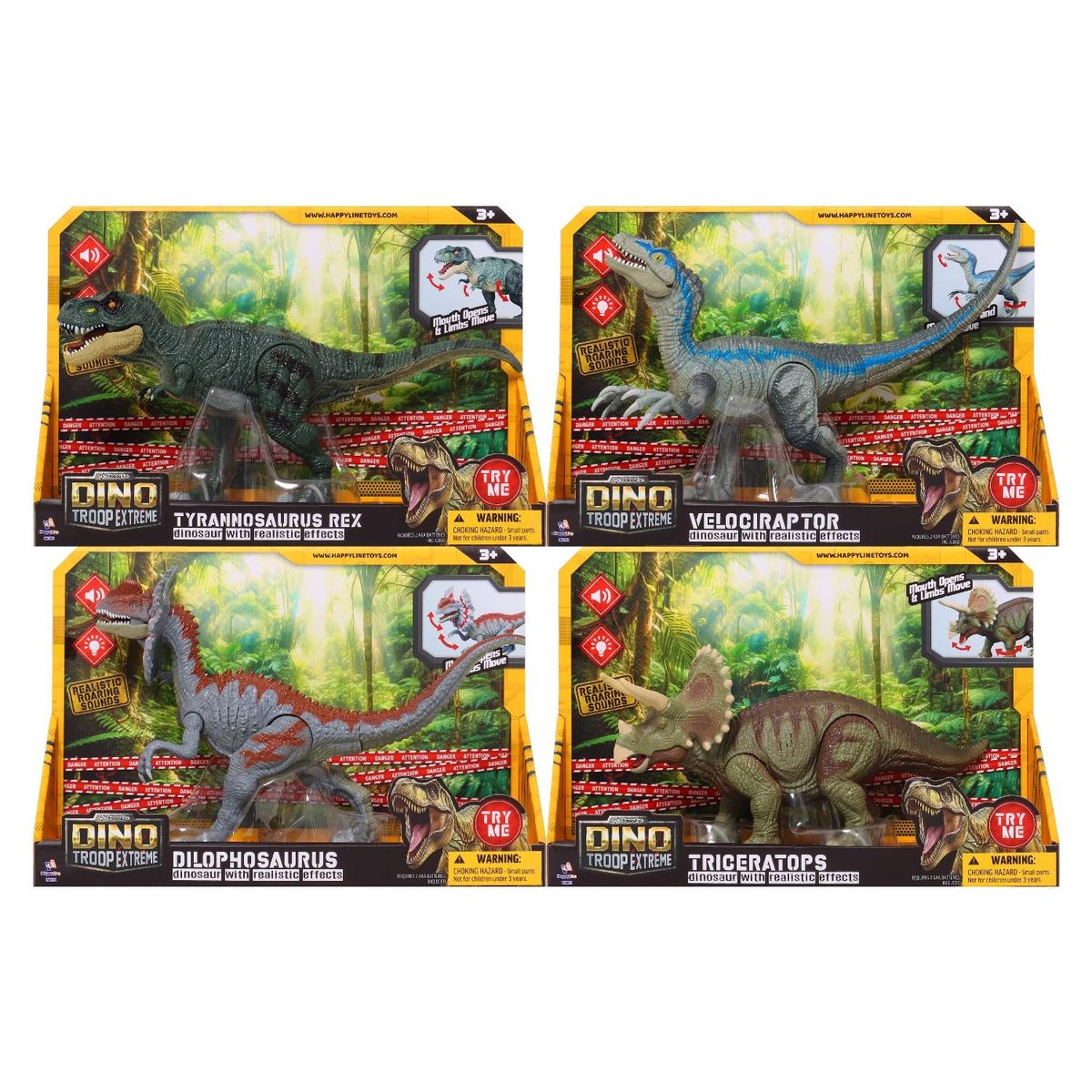  - Tiranosaurio Rex  con efectos realistas