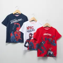 SPIDERMAN - Pack 3 Poleras Niño