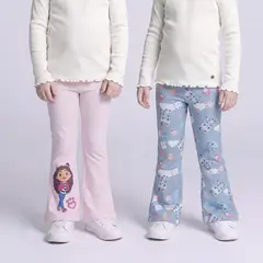 GABBYS DOLLHOUSE - Pack de 2 Calzas Niña