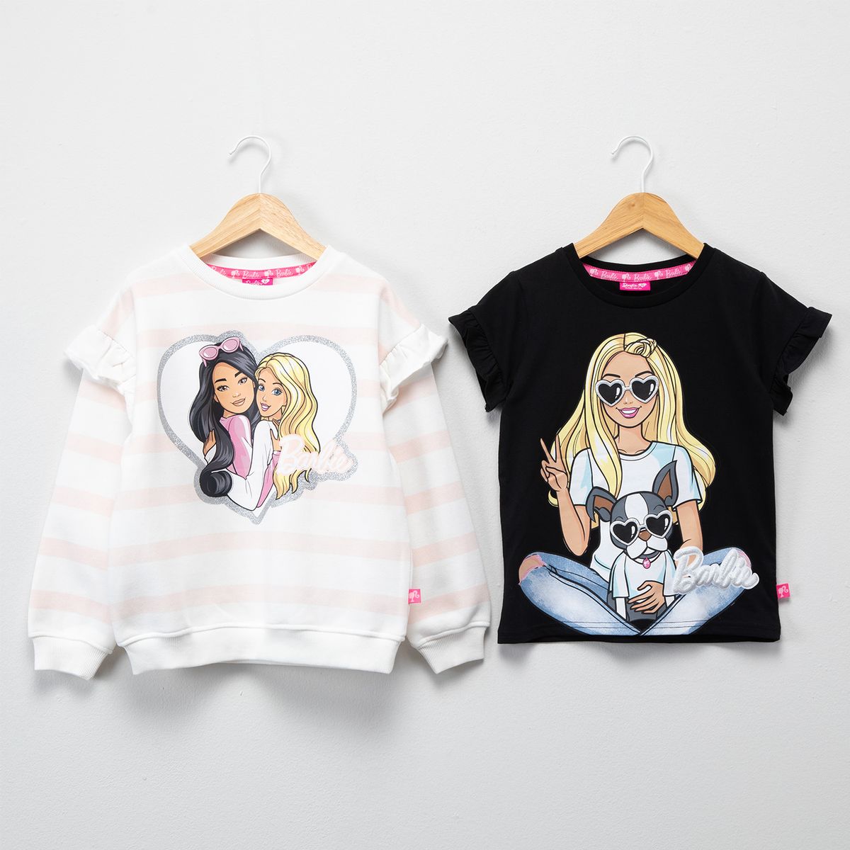 BARBIE - Pack Polerón Más Polera Niña Barbie