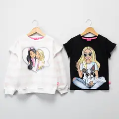 BARBIE - Pack Polerón Más Polera Niña