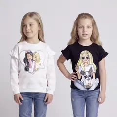 BARBIE - Pack Polerón Más Polera Niña