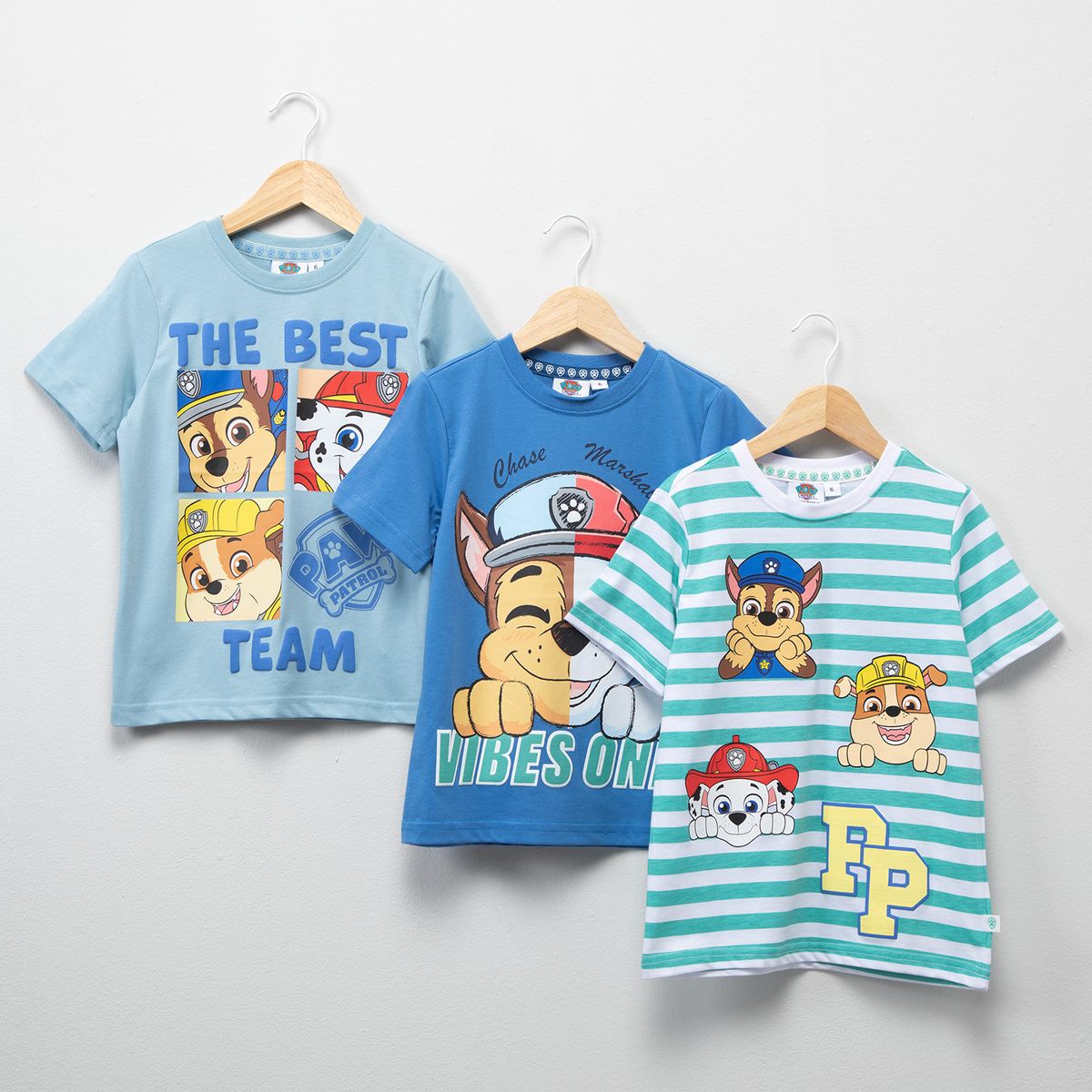 PAW PATROL - Pack De 3 Poleras Niño Paw Patrol