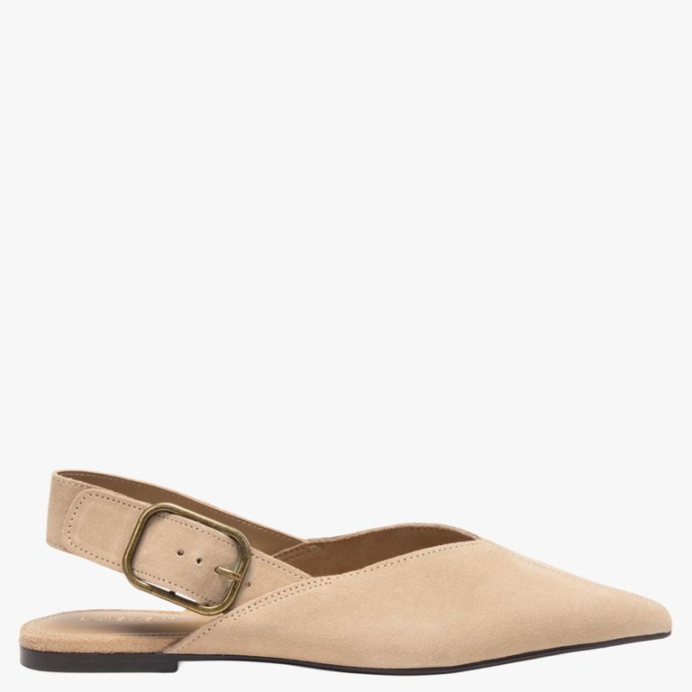Zapato Casual Mujer Cuero Beige
