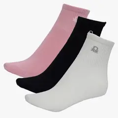 BENETTON - Pack De 3 Calcetines Bamboo Mujer