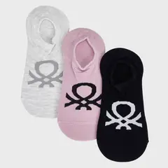 BENETTON - Pack De 3 Calcetines Bamboo Mujer