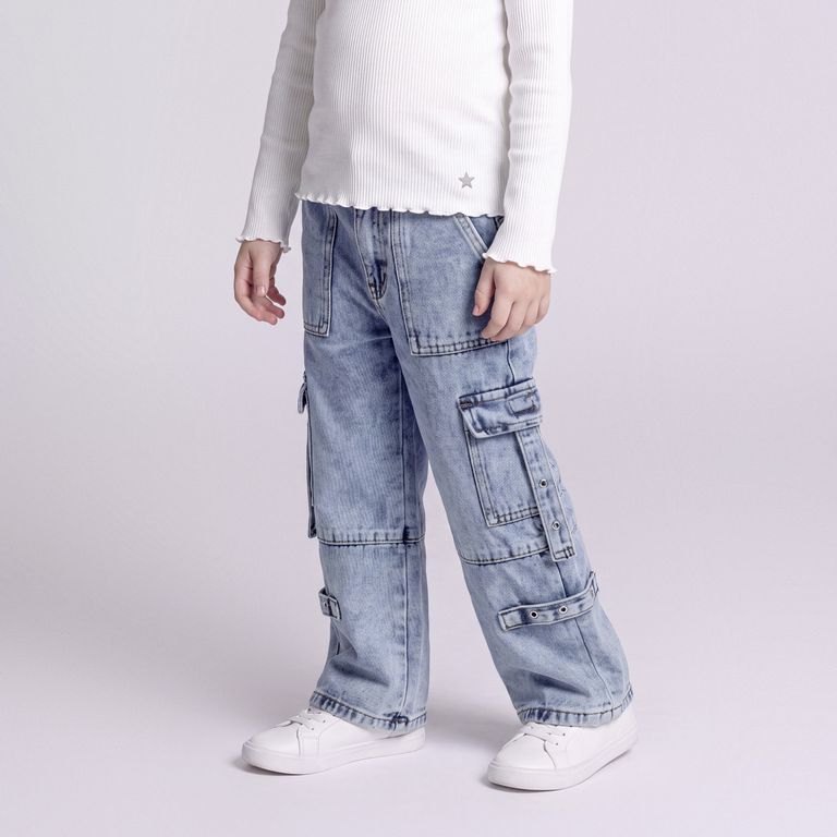 Jeans Cargo Niña
