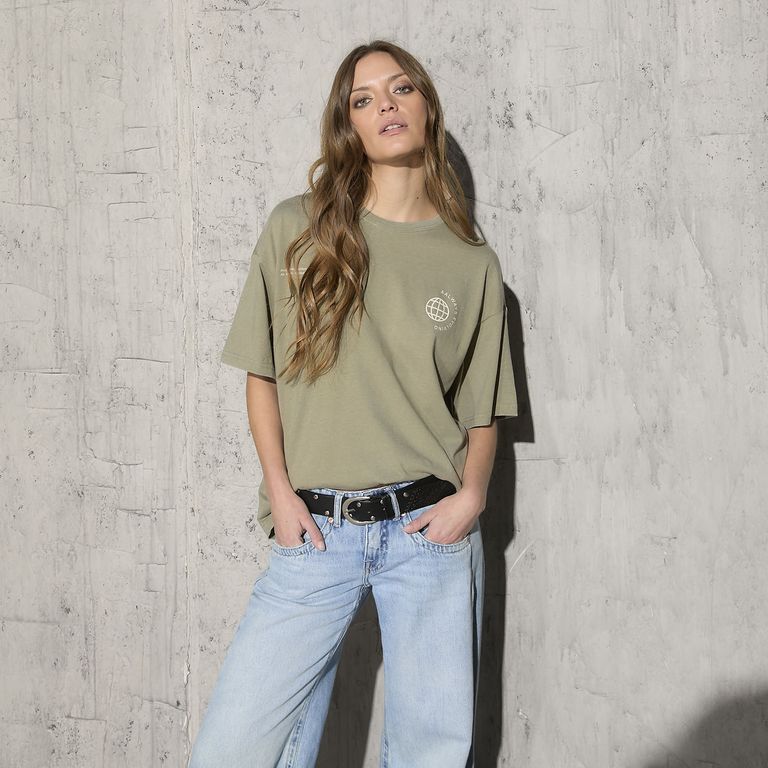 AMERICANINO Polera Oversize Mujer
