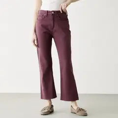 BASEMENT - Jeans Cropped Flare Mujer