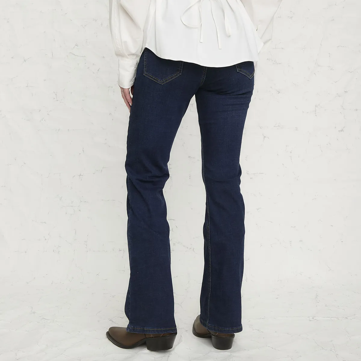 AMERICANINO - Jeans Flare Tiro Medio Mujer Americanino