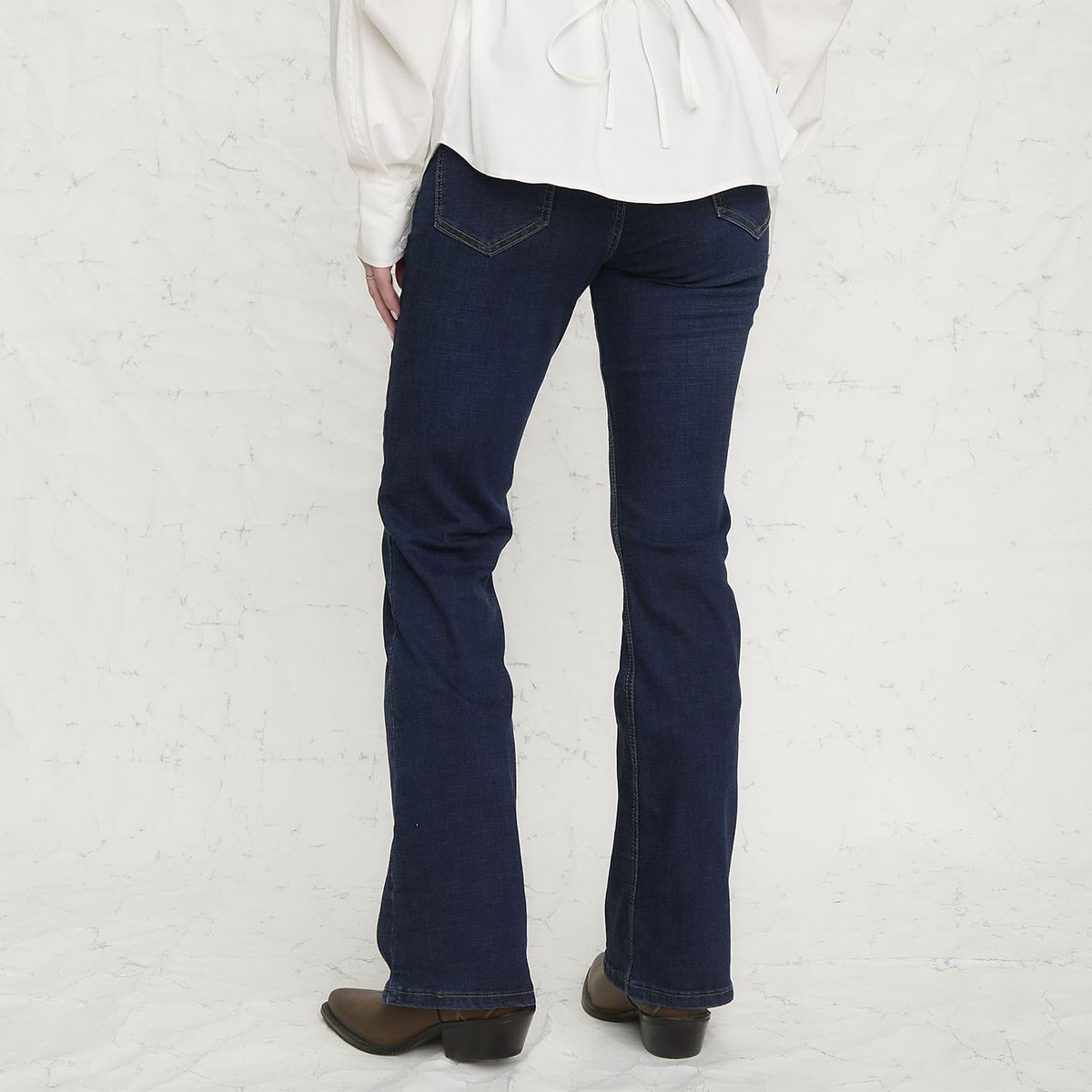 AMERICANINO - Jeans Flare Tiro Medio Mujer Americanino