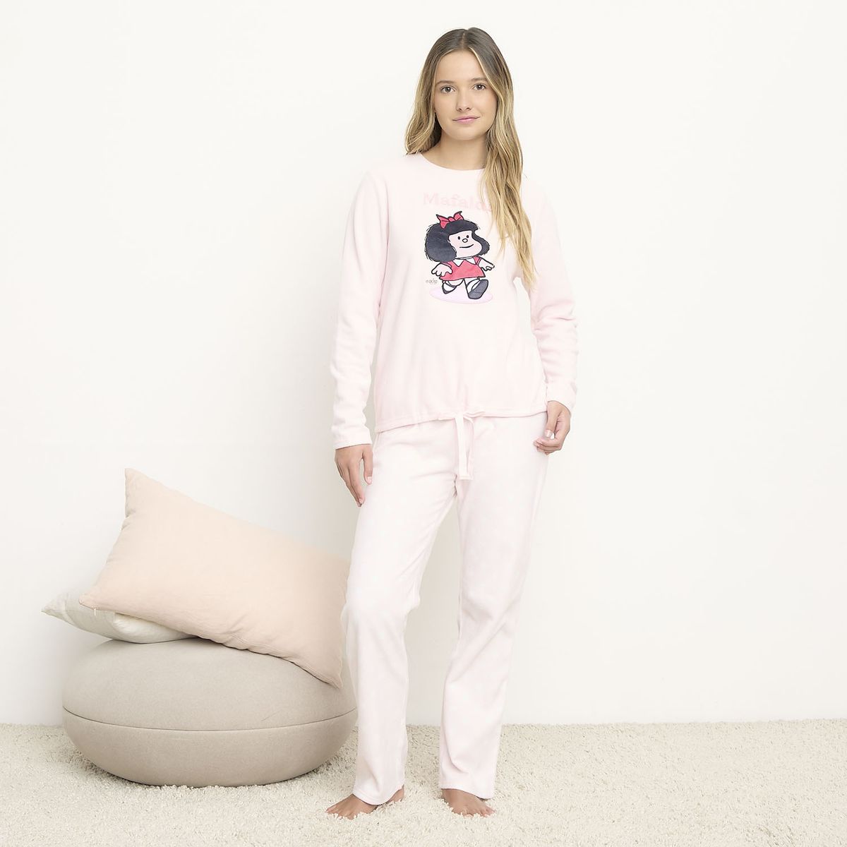 MAFALDA - Pijama Polar Mujer Mafalda