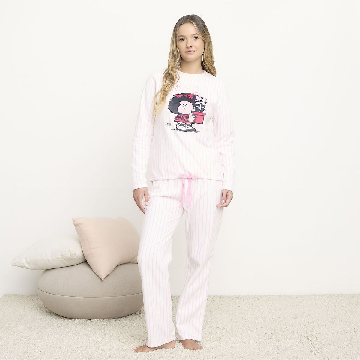 MAFALDA - Pijama Polar Mujer Mafalda