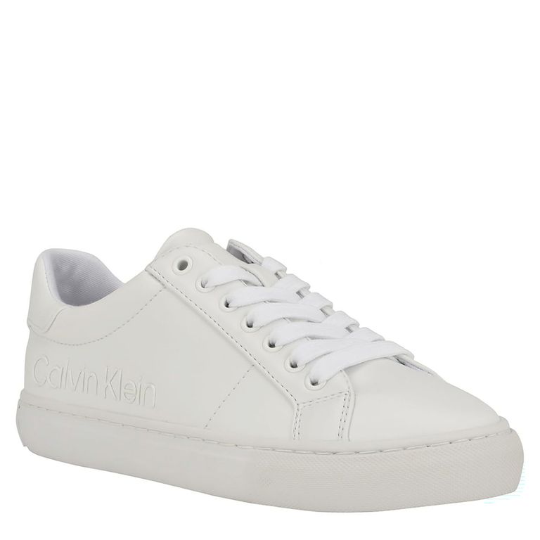 CALVIN KLEIN Zapatilla Urbana Mujer Cuero Blanco