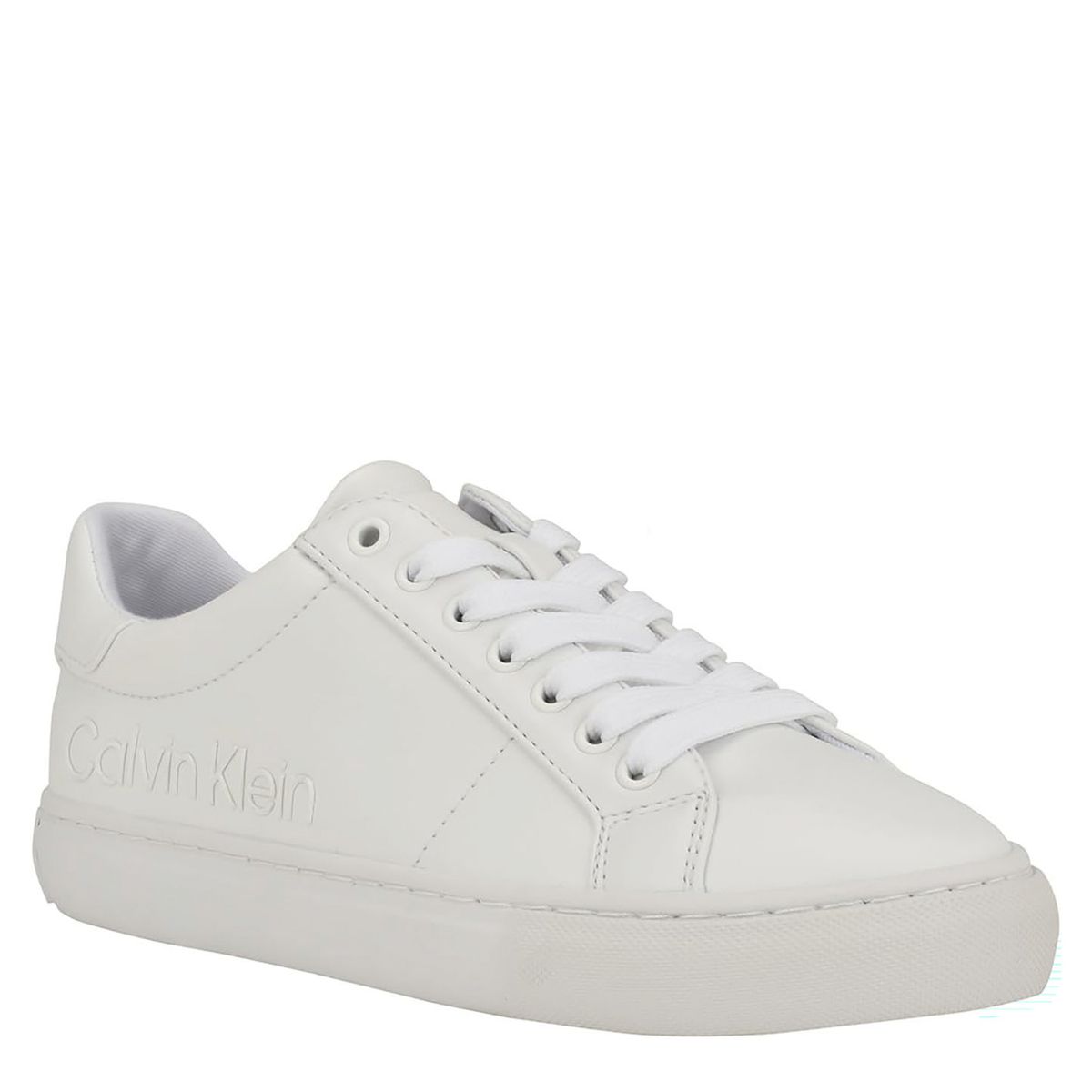 CALVIN KLEIN - Zapatilla Urbana Mujer Cuero Blanco Calvin Klein