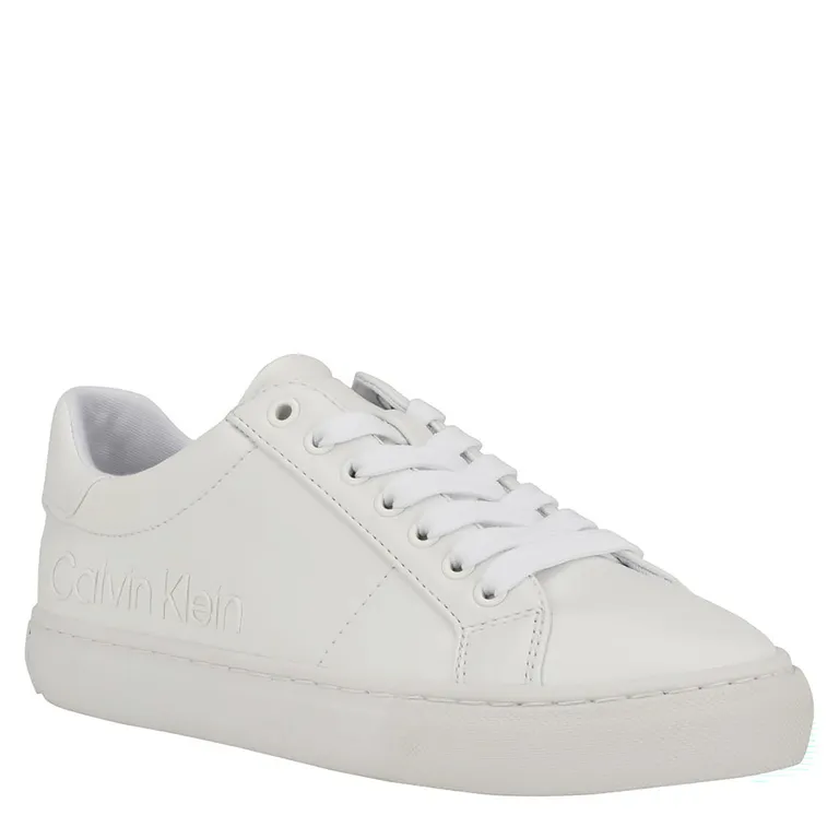 Zapatilla Urbana Mujer Cuero Blanco