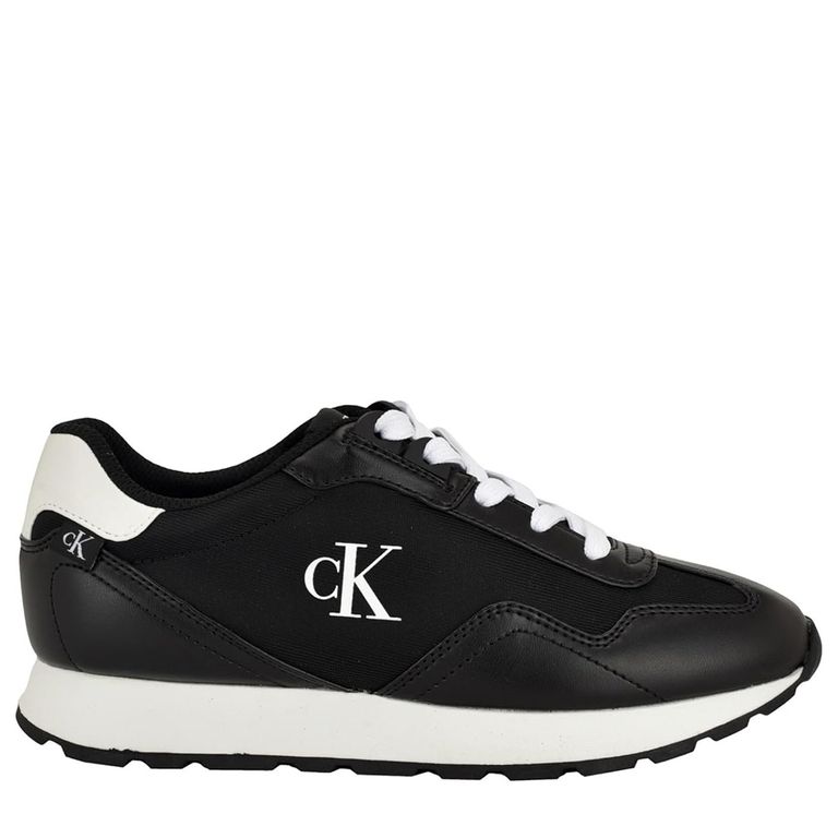 CALVIN KLEIN Zapatilla Urbana Mujer Cuero Negro