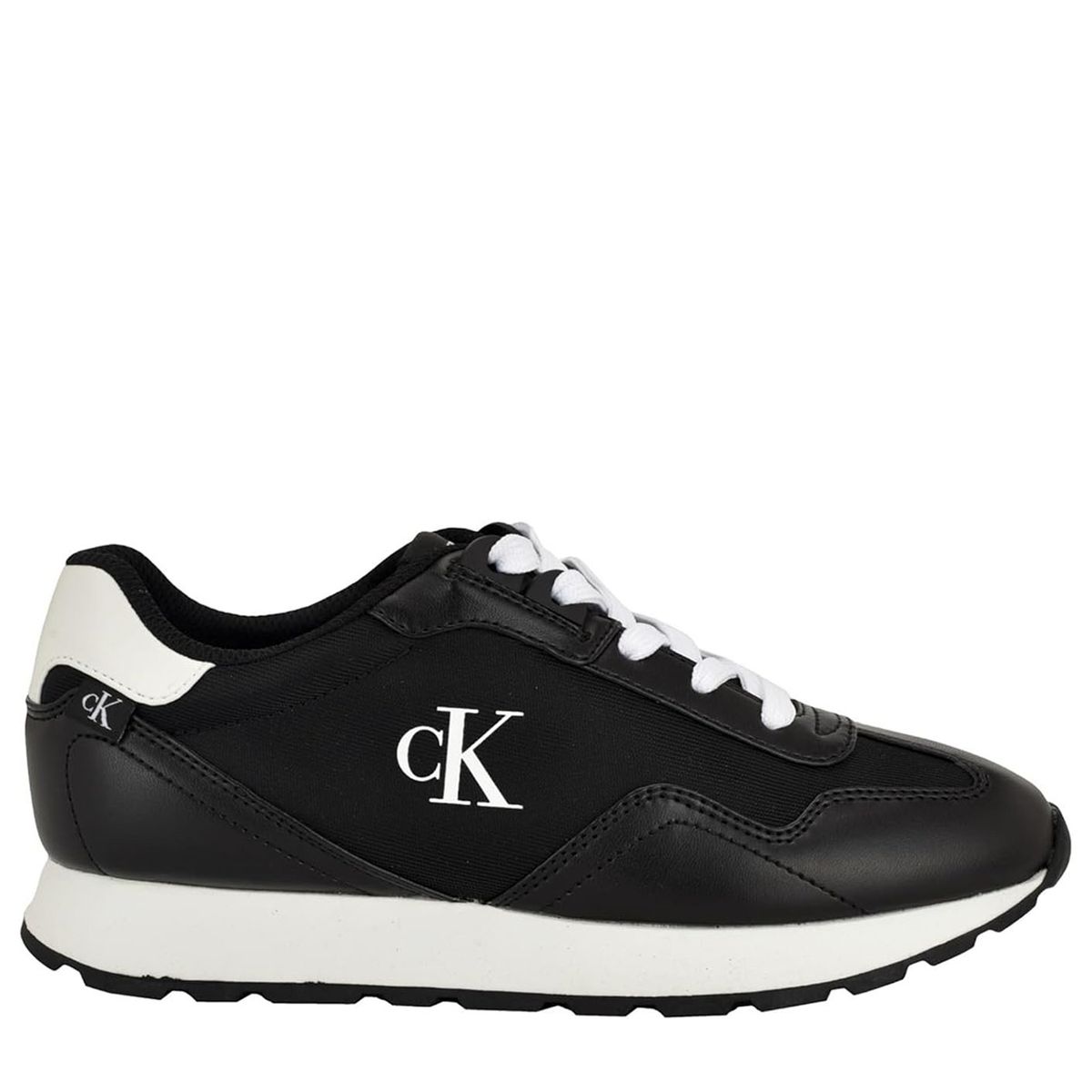 CALVIN KLEIN - Zapatilla Urbana Mujer Cuero Negro Calvin Klein