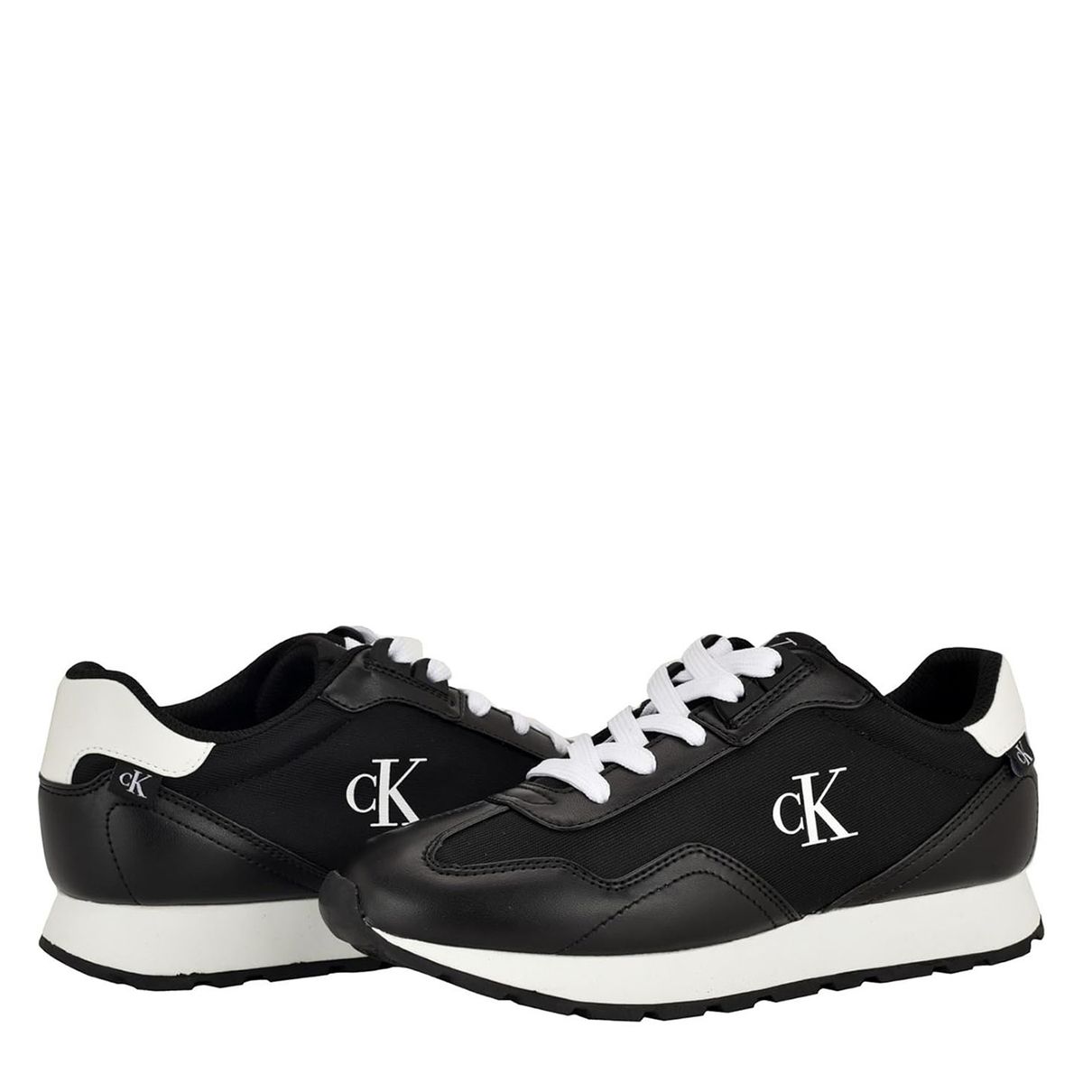 CALVIN KLEIN - Zapatilla Urbana Mujer Cuero Negro Calvin Klein