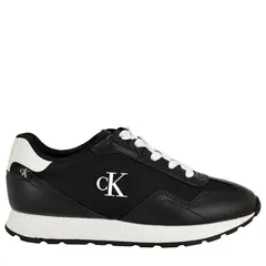 CALVIN KLEIN - Zapatilla Urbana Mujer Cuero Negro