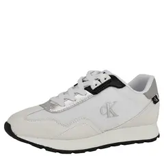 CALVIN KLEIN - Zapatilla Urbana Mujer Cuero Blanco