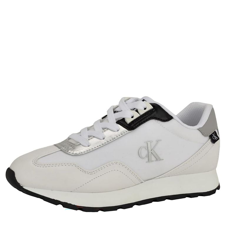 CALVIN KLEIN Zapatilla Urbana Mujer Cuero Blanco