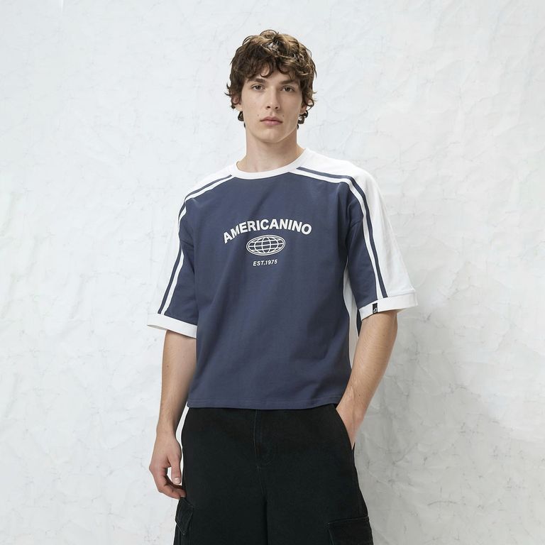 AMERICANINO Polera Algodón Hombre