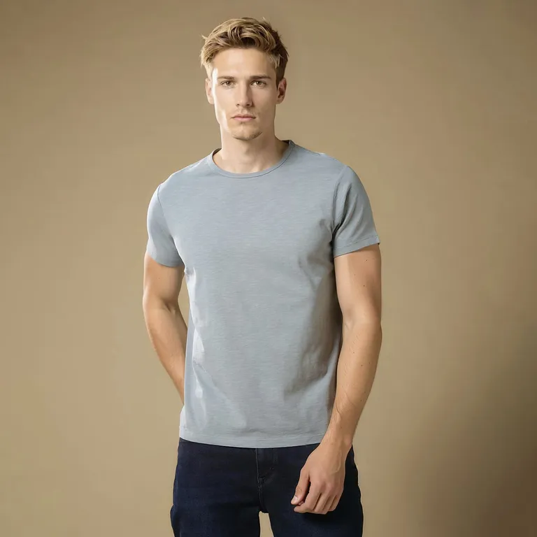 Polera Manga Corta Slub Hombre Wolf & Hank
