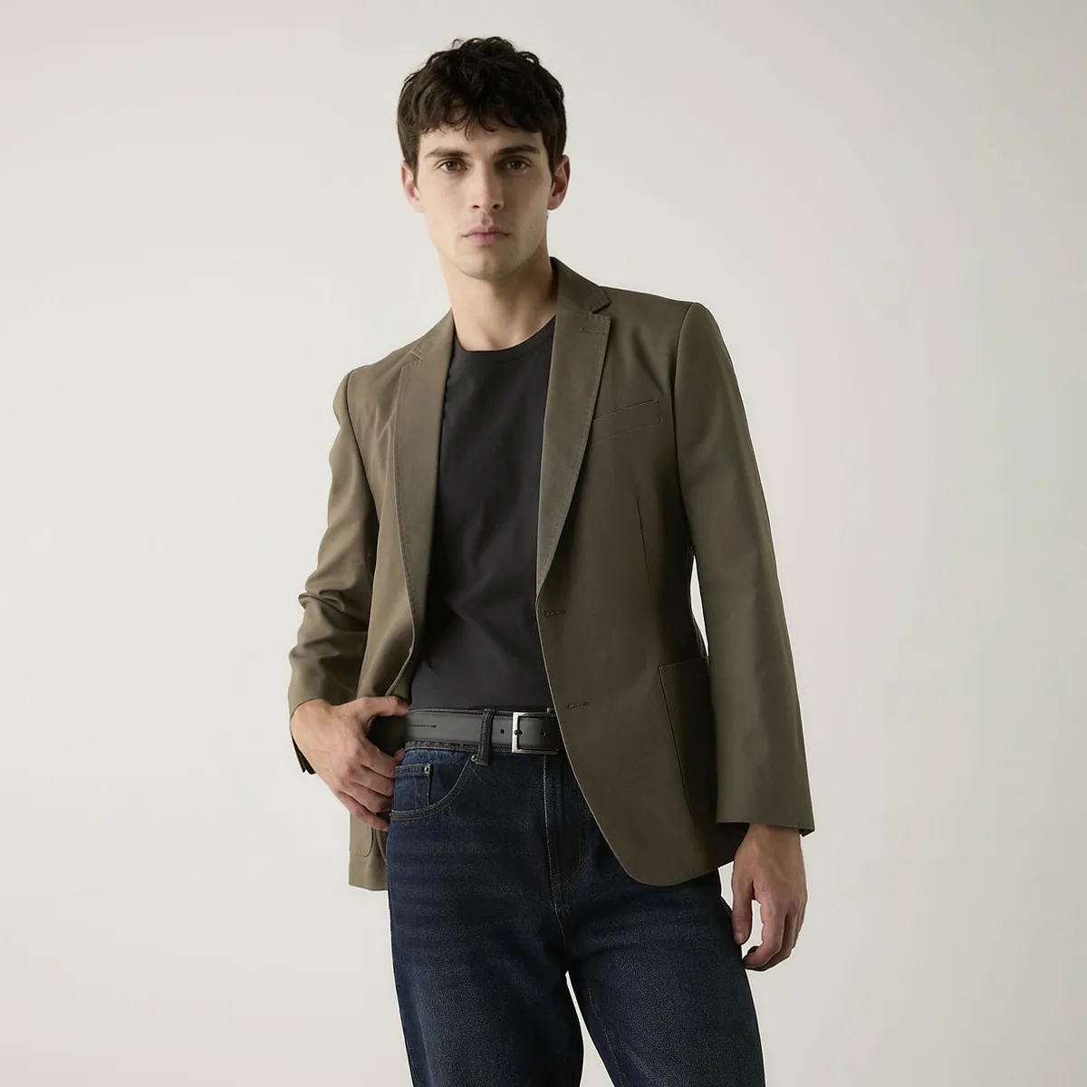 BASEMENT - Blazer Lino Hombre Basement