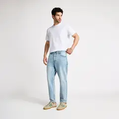 BASEMENT - Jeans Slim Crop Hombre