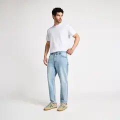 BASEMENT - Jeans Slim Crop Hombre
