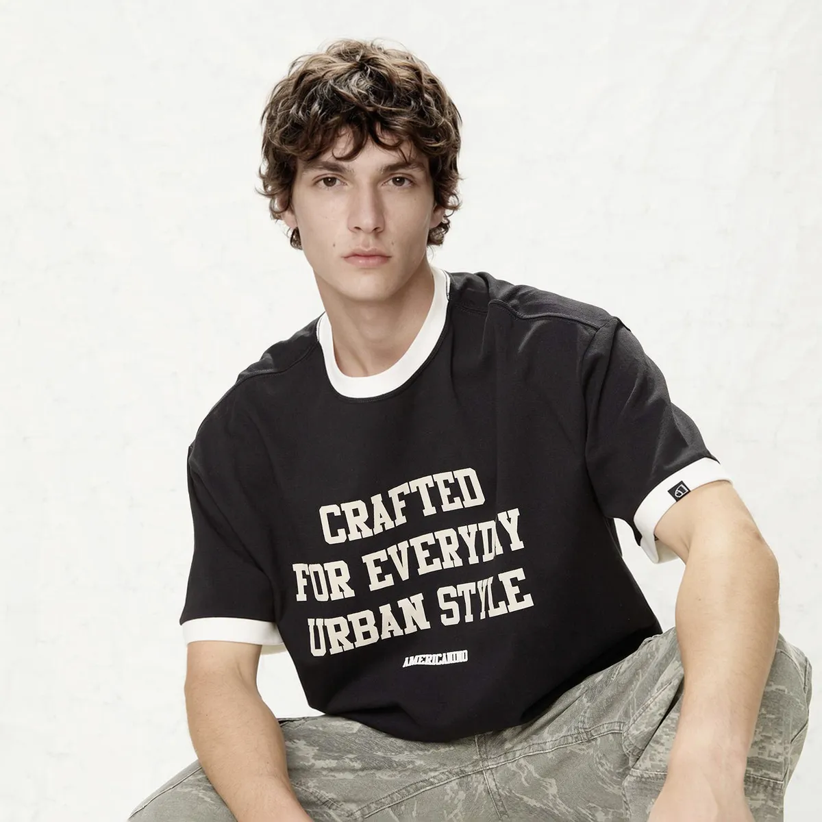 AMERICANINO - Polera Algodón Hombre Americanino