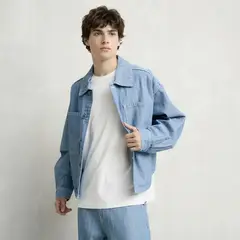 BEARCLIFF - Chaqueta Denim Hombre