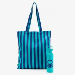 BENETTON - Set Totebag y Botella 750 ml