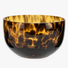 BASEMENT HOME - Bowl Vidrio Leopardo 11X7.3 Cm